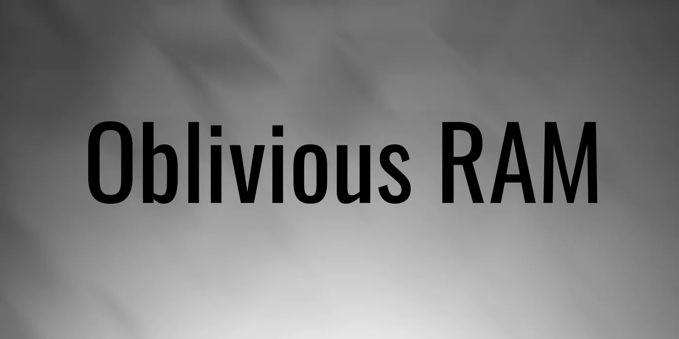 About oblivious RAM (ORAM)